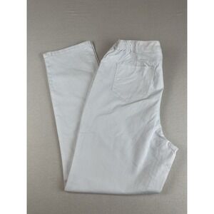 The Tog Shop Pants Womens Size‎ 14 White Stretch Side Elastic Waist Pockets NWOT